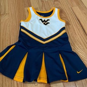 WVU girls cheerleader dress